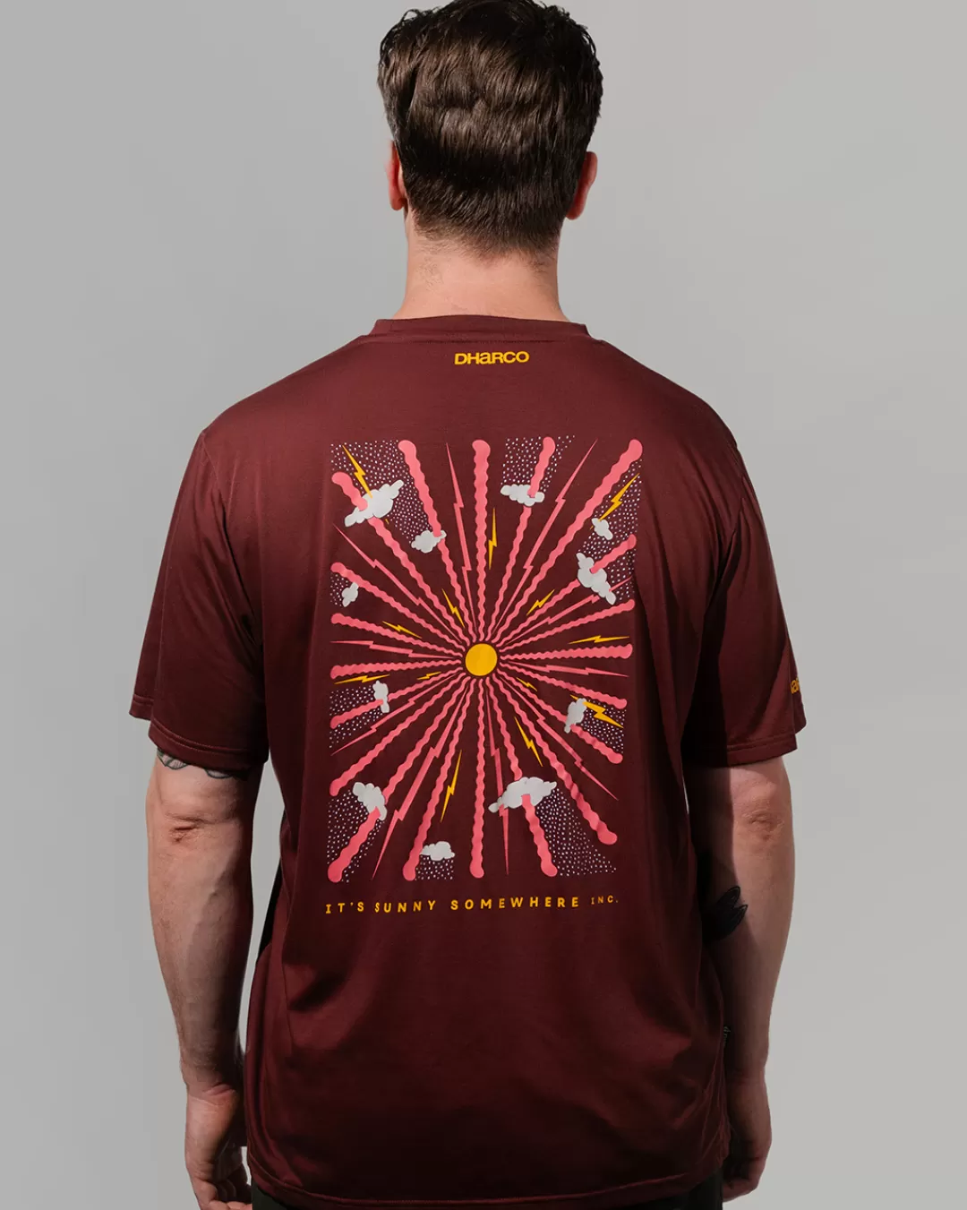 Mens Short Sleeve Tech Tee | It's Sunny X*DHaRCO Store
